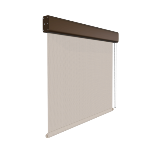 Metal Frame Solar Shade Sonoma Bronze Linen